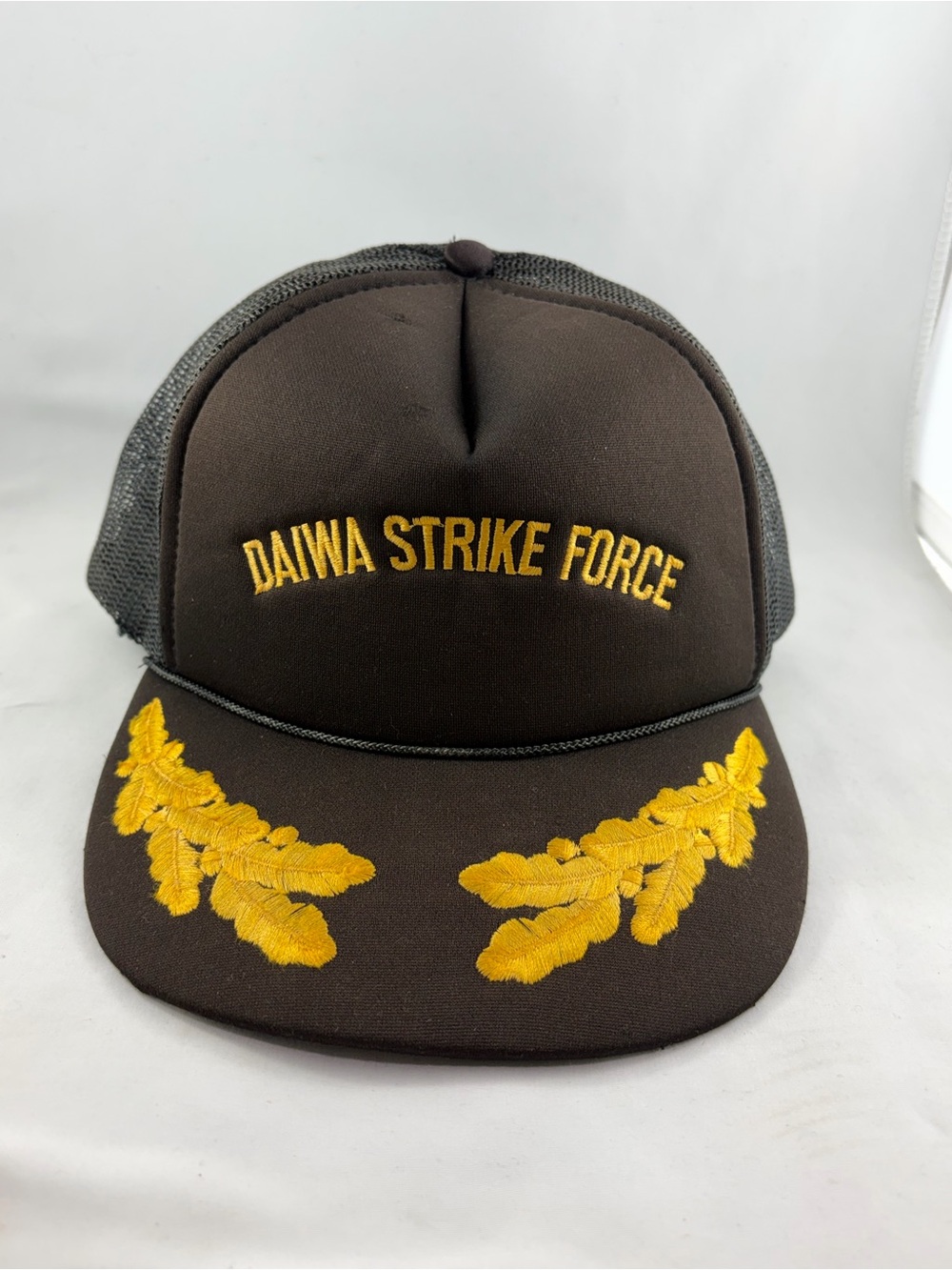 Vintage 1980s Daiwa Strike Force Fishing Trucker Hat Snapback